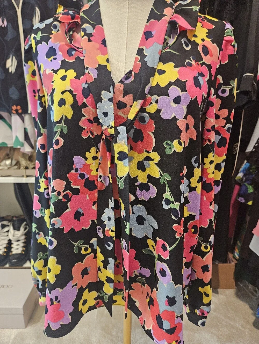 Kate Spade New York Floral Bouquet Blouse
